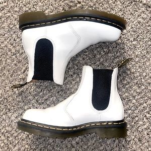 Dr Martens Women’s US 5/EU36/UK 3 White Chelsea Boots